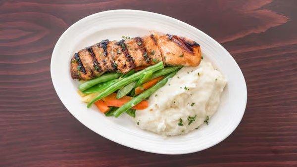 Grill salmon