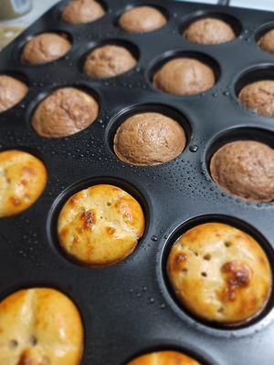 Protein Mini Muffins for breakfast of post workout