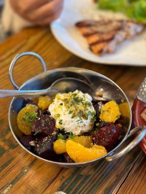 Beets with whipped feta was my favorite dish!