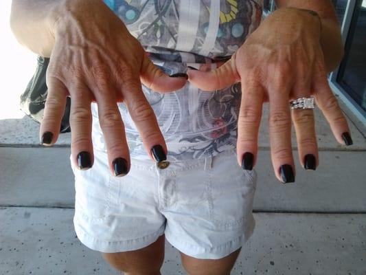 Lori's manicure.