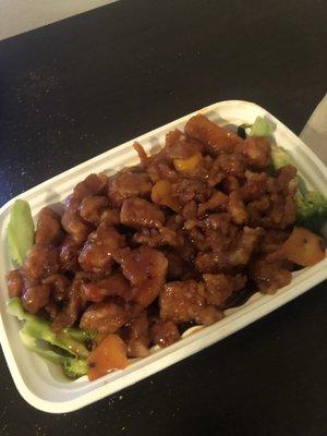 Orange chicken