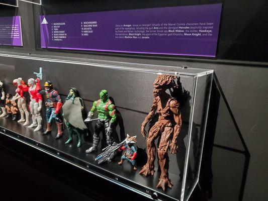 Myth of Superheroes exhibit (Groot)