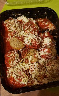 Meatballs with Marinara.