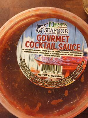 my favorite cocktail sauce (good for oysters and shrimp)