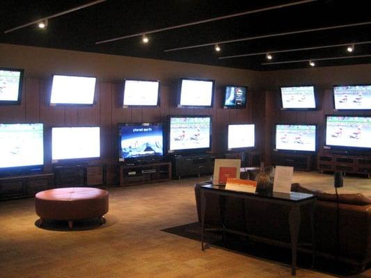 Home theater area.