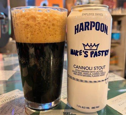 Cannoli Stout (get it with dessert!)