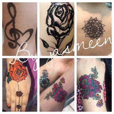 Henna by Jasmeen start from $5-10  dollars ..