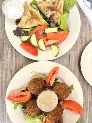 4 Piece Falafel, Spinach Pie