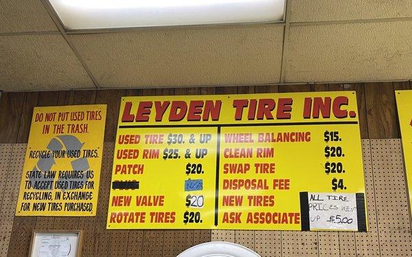 Best tire prices around!