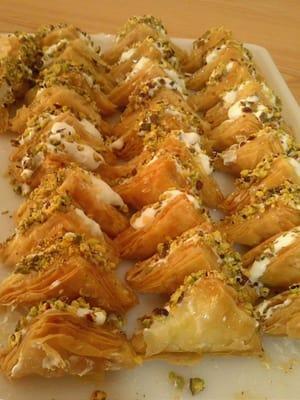 Baklava with cottage cheese