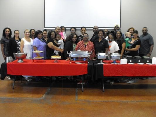 Friends and family who attended the Ribbon Cutting Ceremony