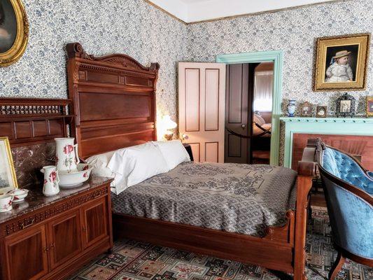 Winter Bedroom in Garfield House at Garfield National Historic Site