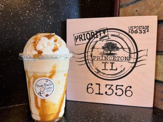 Pumpkin cheesecake frappe