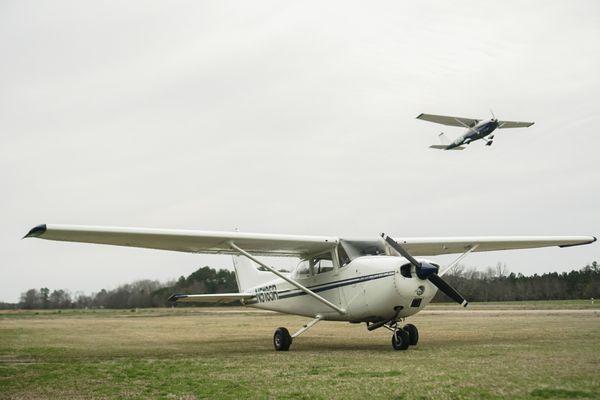 Cessna 172s are great for 4 passengers