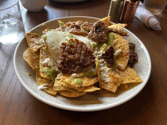 Sack fat nachos