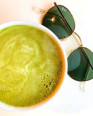 Cinnamon Matcha Latte