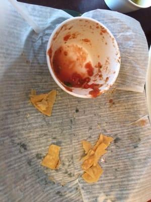 The chips and salsa are this good