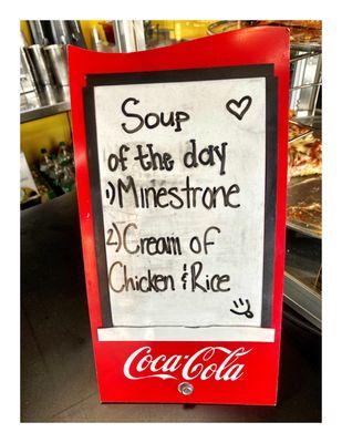 Soups Special @ Cochiaro's Pizza. Elmhurst IL  Pizza  Pasta Ribs Italian Beef Chicken Sandwiches IceCream Shake etc.Nice Service.Cool.