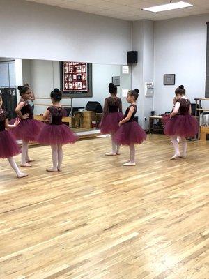 All the little ballerinas are getting ready for their June recital at Jones Hall.