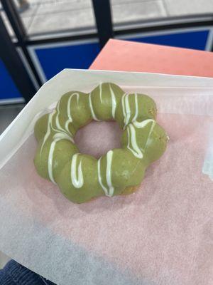 Delicious matcha mochi! The display donuts add dough but the donuts are actual decent!