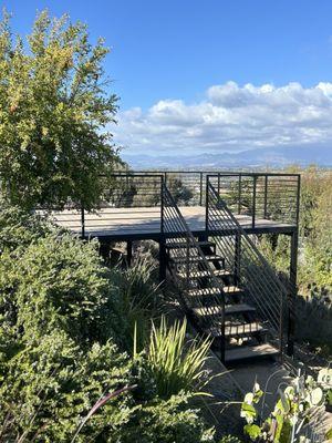 New deck side stairs