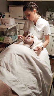 Our facials are so relaxing! treat yourself