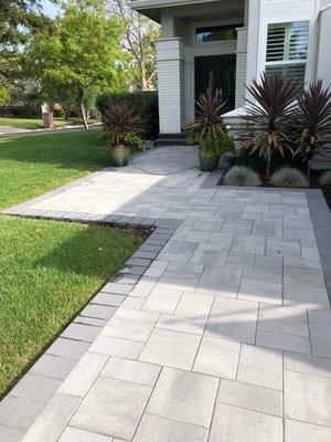 Paver walkway