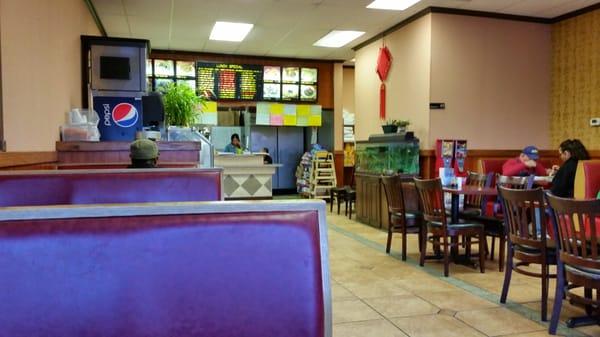 Interior of the China Chef in Columbia, MO.