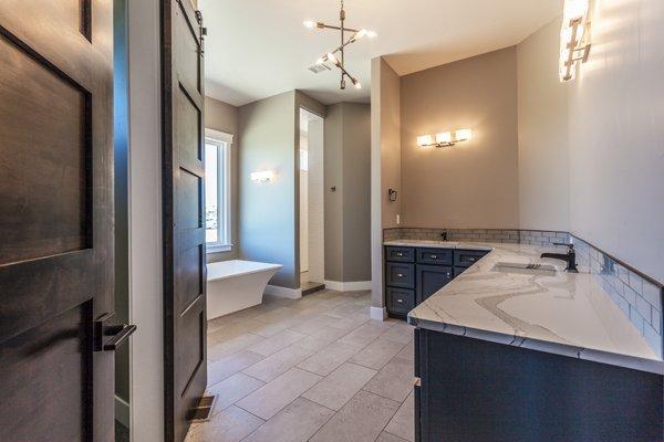 Bathroom remodel for master bedroom.