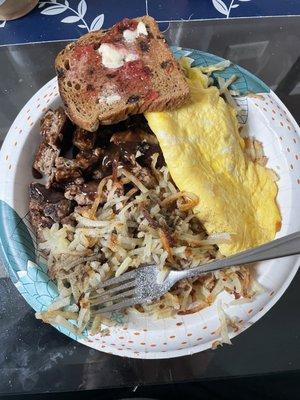 Chopped Steak & Eggs