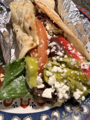 Double lamb gyro.  The best I ever had!