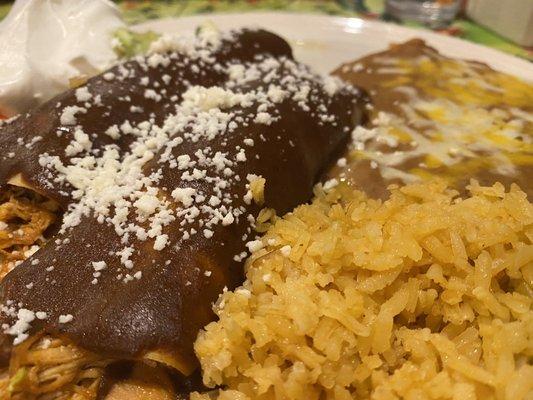 Enchiladas de Mole (chicken)