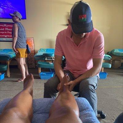 The massage was great!