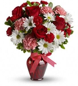 Hugs and Kisses Bouquet with Red Roses (T11Z100B)