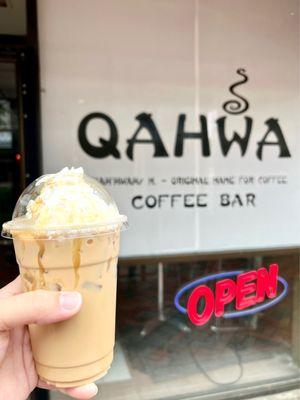 Iced Qahwa Signature Latte