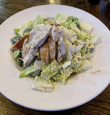 Grilled Chicken Caesar Salad sans croutons