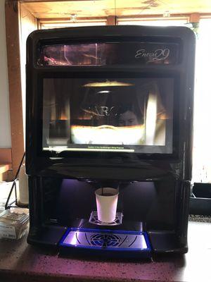 Don't sleep on the complimentary coffee from this magic machine