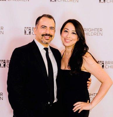 Honored to support Brighter Children fundraiser with my wife, helping to provide education and break the cycle of poverty.