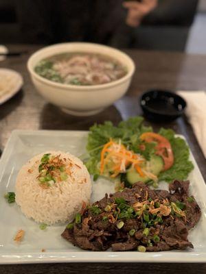 # 2c Rice Plate w Grilled Beef $ 14.95 11.15.24