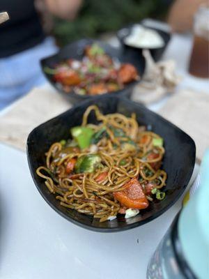 Lo mein (really flavorful)