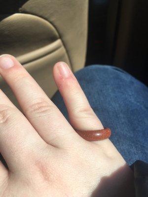 Goldstone ring