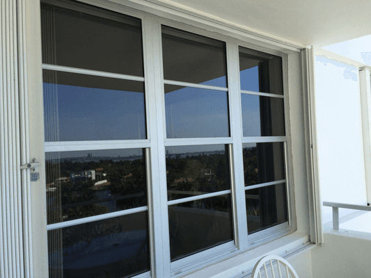 High rise impact windows for high wind velocity zones.