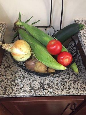 Beautiful produce from Weber's Farm Market.