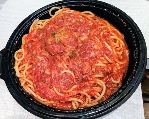 Children's Menu, Take out - Spaghetti and Meatball