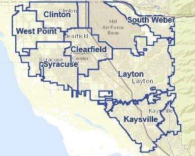 Cities Surrounding Hill Air Force Base (HAFB) in Utah