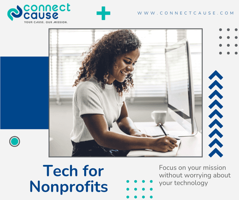 Connect Cause provides technology solutions for nonprofits so they can focus on their mission.