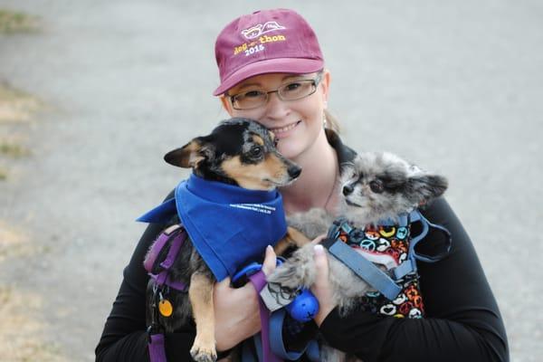 Best of all, the walk benefits homeless animals at the Humane Society.