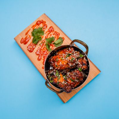 Our award-winning mango chili wings