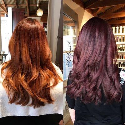 Color, haircut and style by Jen Park