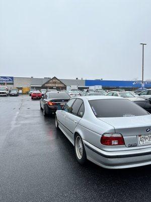 Parking Walmart lot